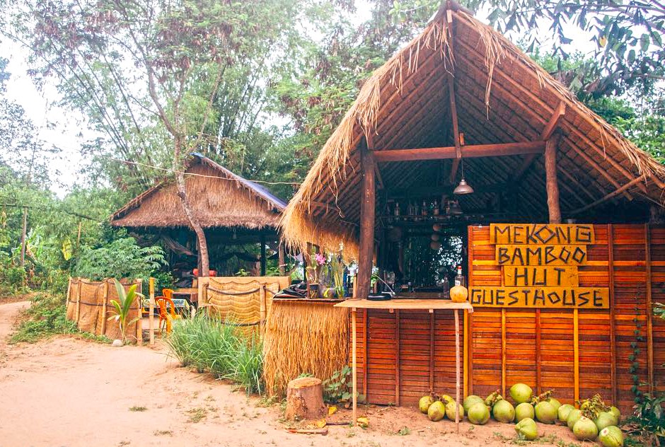Mekong bamboo hut