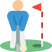 Playing golf or mini golf | លេងកីឡាវាយកូនហ្គោល