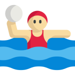 Playing water polo | លេងបាល់ក្នុងទឹក